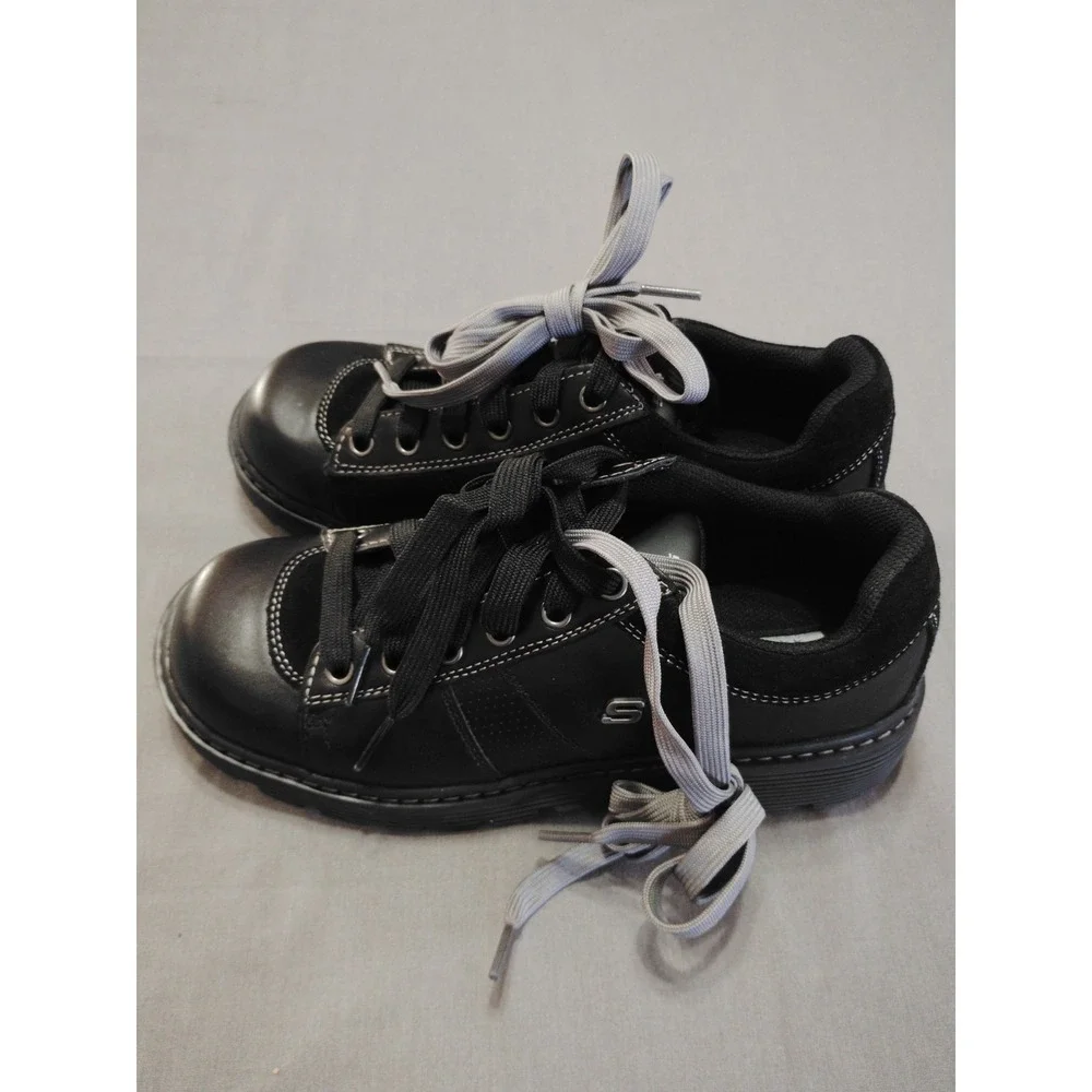 NWOB Skechers Men 8 John Deere Respected Swamper Black Slip-Ins Work Shoes 47665